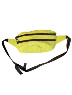 Original Use Yellow Belt Bag / Fanny Pack with Black Strap